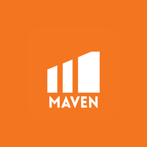 Maven prop trading firm logo – 1-2-3 challenge, Funding up to 1,000,000, optimized for fast execution.