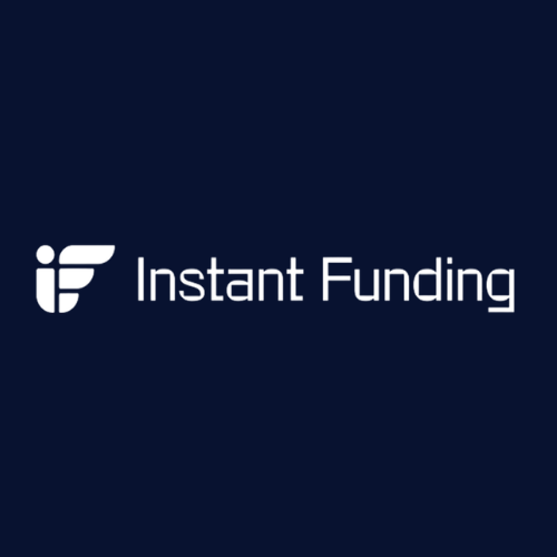 Instant Funding prop trading firm logo – 1-2 challenge, Funding up to 400,000, global reputation.