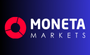 Moneta Markets forex broker logo – FSCA regulation, trusted trading conditions, scalper-friendly.